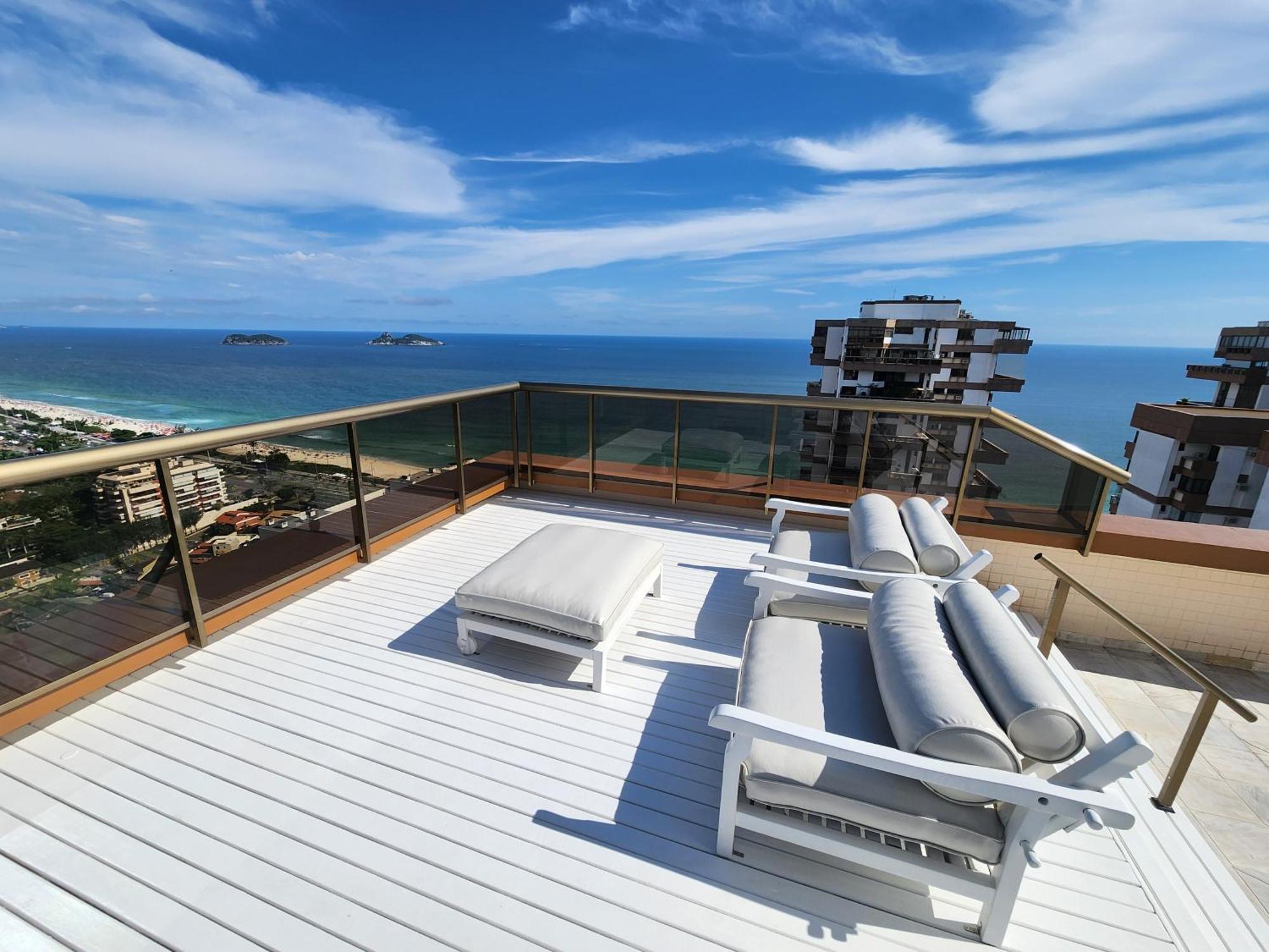 Apartamento Barramares Flat - Condominio Em Frente A Praia Da Barra Da Tijuca Рио-де-Жанейро Экстерьер фото